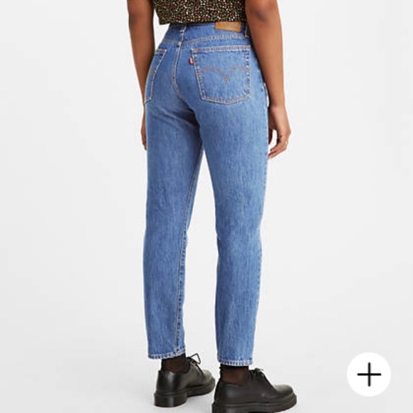 High-rise Wedgie Dark Wash Jeans - Picture 2 of 5